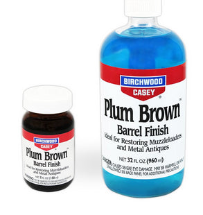 Birchwood Casey Plum Brown Barrel Finish 5 Oz Bottle