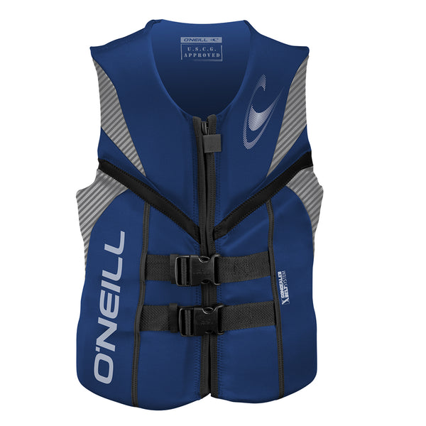 O Neill Reactor Uscg Wakeboarding & Waterskiing Life Vest Size X Large Blue