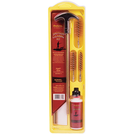 Outers Brass Cleaning Kit For Shotgun, All Gauge With Brushes