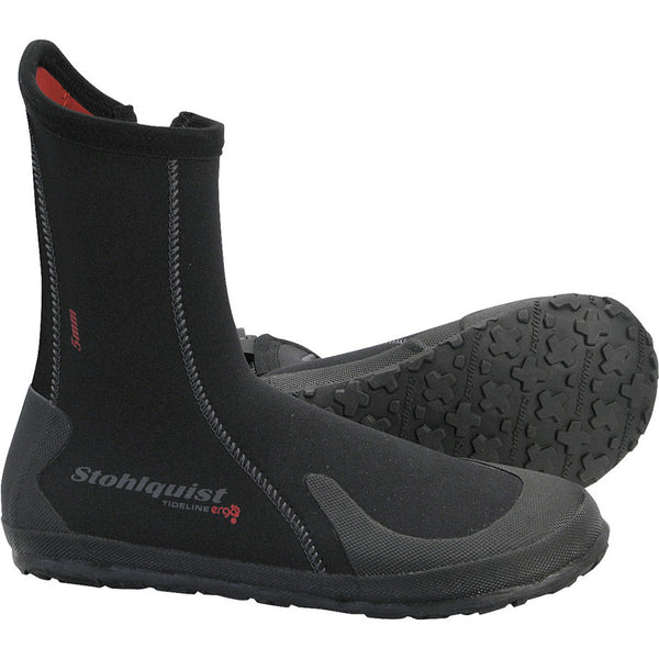 Stohlquist Tideline 5Mm Neoprene Boot - Men'S Black, 7.0