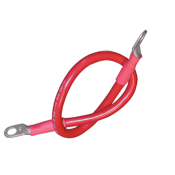 Ancor Battery Cable Assembly 4 Awg (21Mmâ²) Wire 3/8 (9.5Mm) Stud Red - 18 (45.7Cm)
