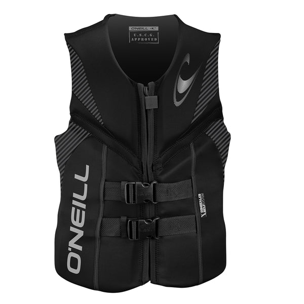 O Neill Mens Reactor Uscg Life Vest S Black/Black/Black (4720)