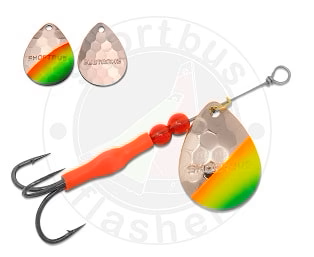 Shortbus Flashers 3.5 Colorado  Spinner - Copper Mexican Hat