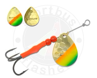 Shortbus Flashers 3.5 Colorado Spinner - Gold Mexican Hat