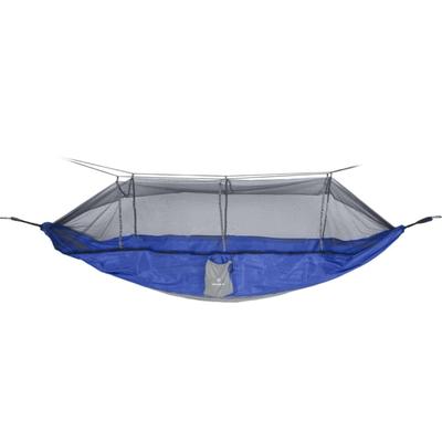 Stansport Packable Nylon Hammock With Mosquito Netting - Blue - 102” Length X 54” Width - Camping Outdoors