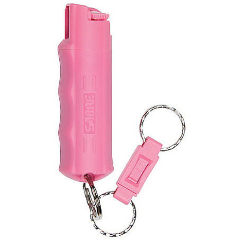 Sabre 3-In-1 Pepper Spray, Cs Tear Gas & Uv Dye, Pink Color