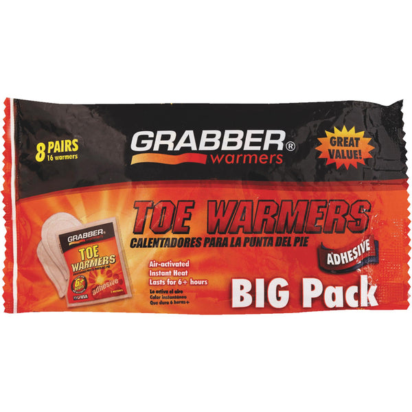 Grabber Performance Gro Twes8 Toe Warmers- Pack 8
