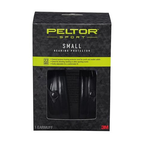 Peltor Sport Earmuffs 97070-6C,Blac,Pk6