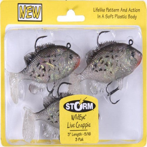 Storm Wildeye Live Crappie 03 Fishing Lure 5/16Oz 3Pcs