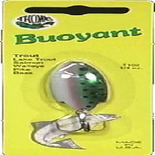 Thomas Spinning Lures Buoyant 1/4 0Z Rainbow Trout - T102-Rt Fishing Spoons