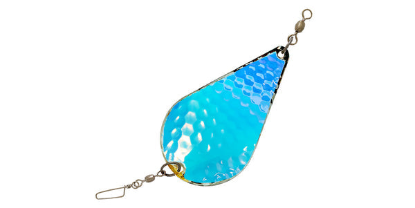 dodger fishing lure KOKOPROS Kokanee Salmon 4 1/2" Golden & Silver Jet Dodgers - Durable Metal Lures - Versatile Trolling Action for Kokanee & Trout Mack's Lure Sling Blade Dodger
