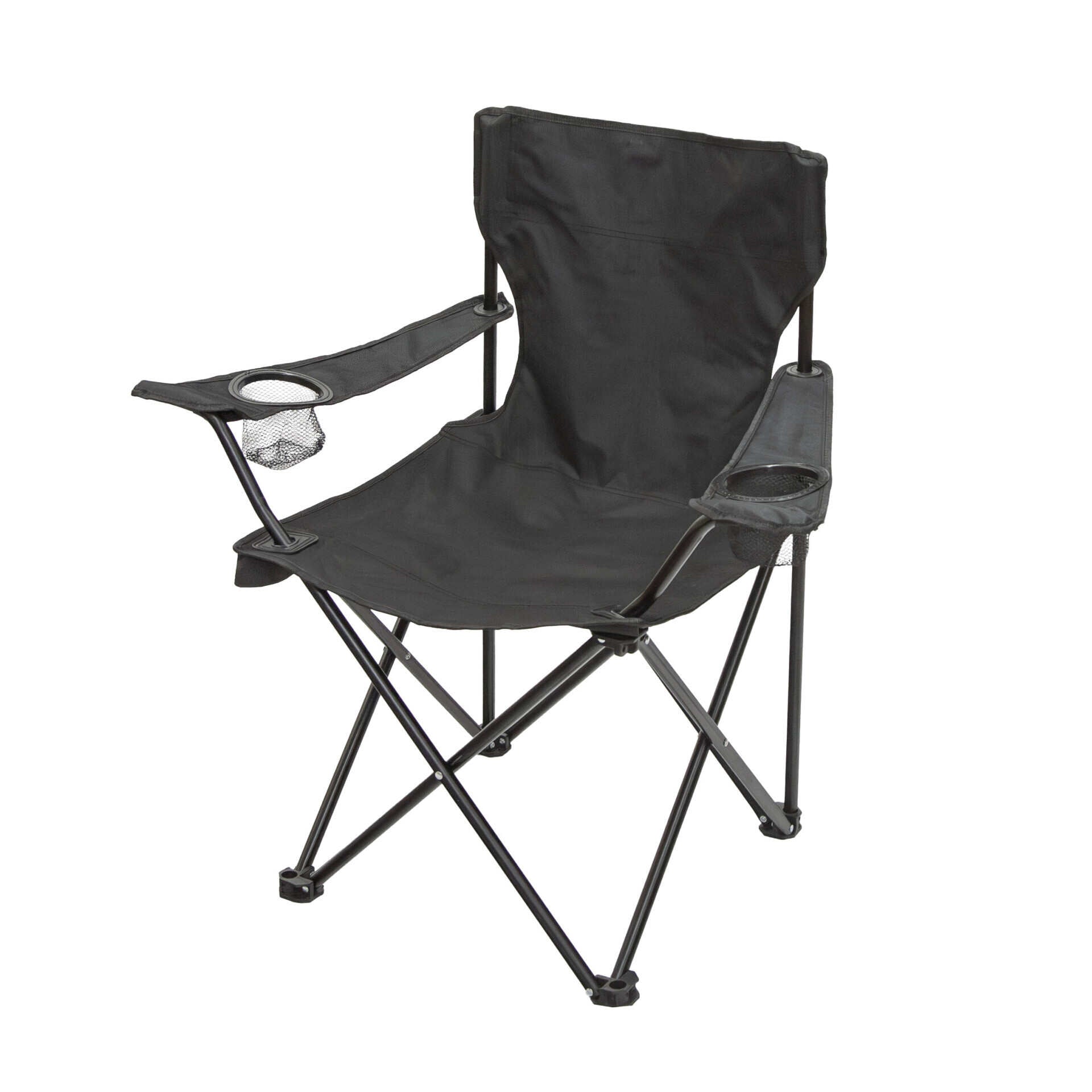 Stansport Folding Arm Chair with Dual Cup Holders – Stansport