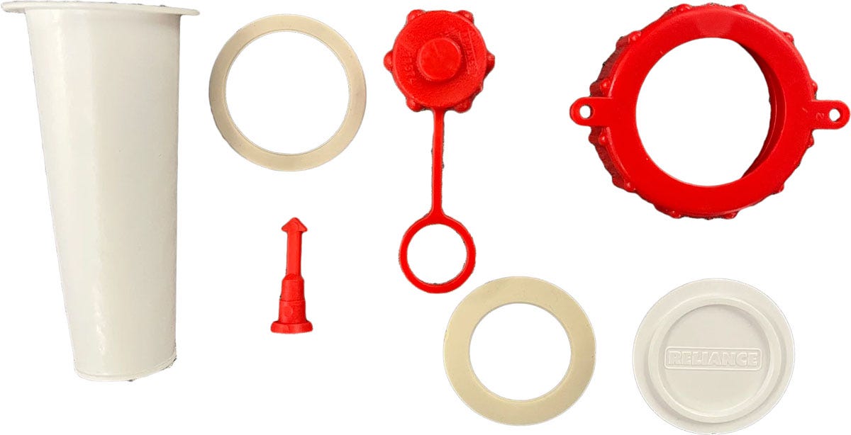Reliance Replacement 53mm  Spout Assembly  (Red)