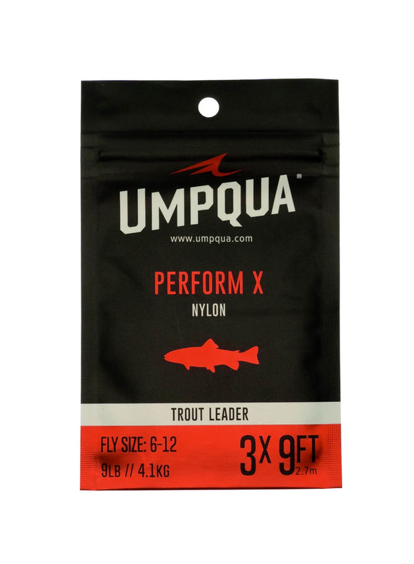 Umpqua Perform X Trout Leader 9Ft - 6X