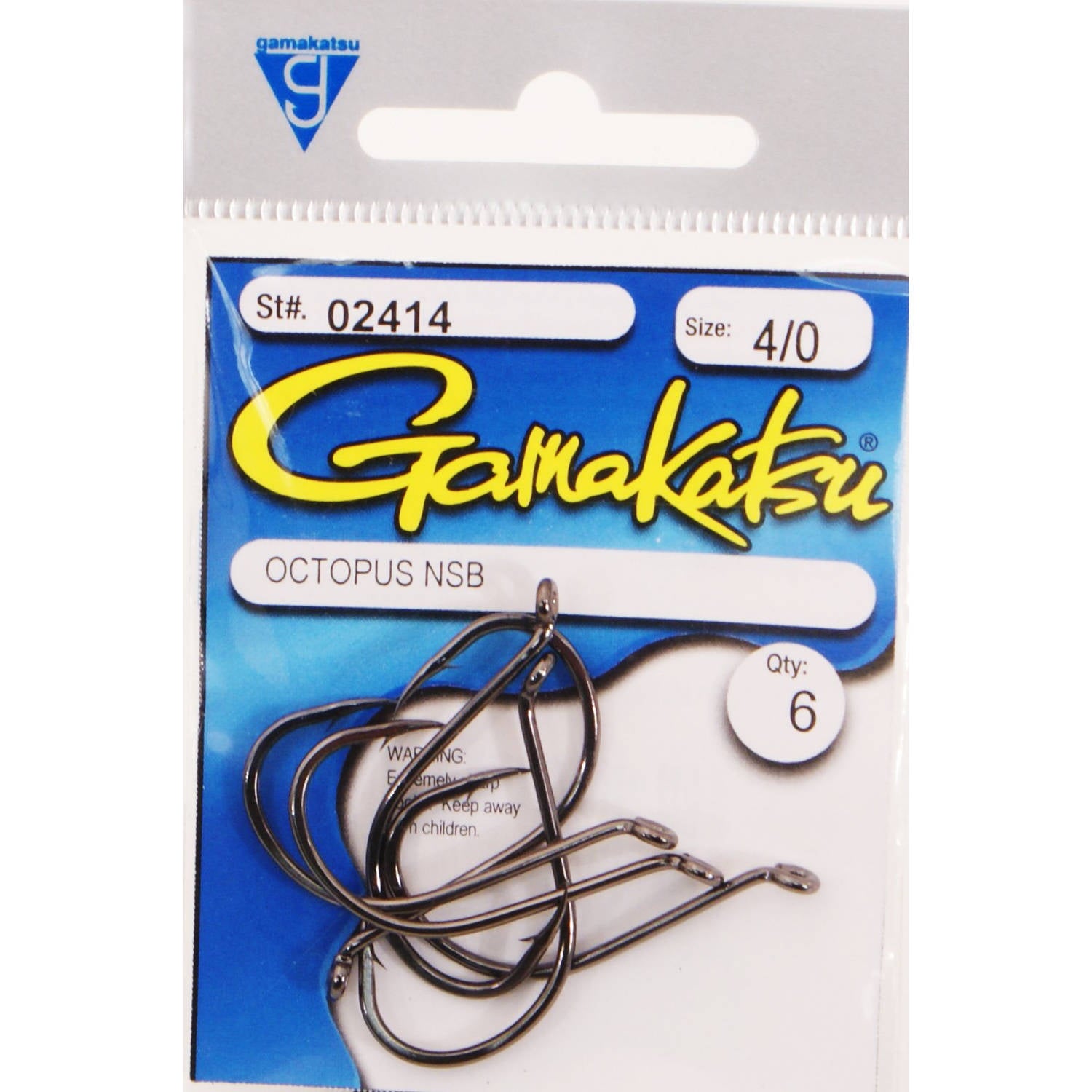 Gamakatsu Octopus Hook - Ns Black - 4/0 - 6pk – Gamakatsu Gamakatsu Octopus Hook - Ns Black - 4/0 - 6pk – Gamakatsu