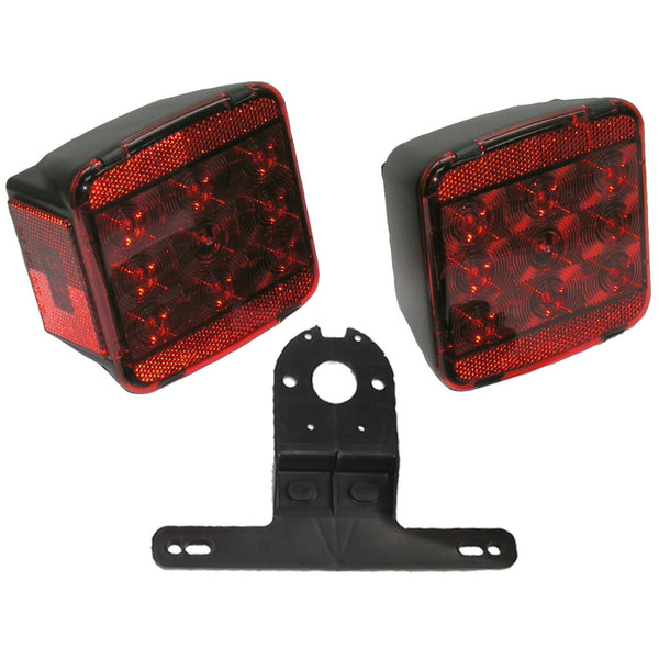 Tail Light LED Can Be Submerged in Water Square with One Each 840840L Tail Light