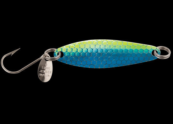 Luhr Jensen Needlefish Trolling Spoon - 1-1/2' - Blue Hot Scale UV