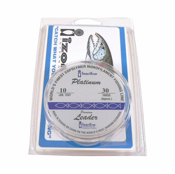 Izorline Green Platinum Mono Leader - 10lb - 30yd Spool - 023105