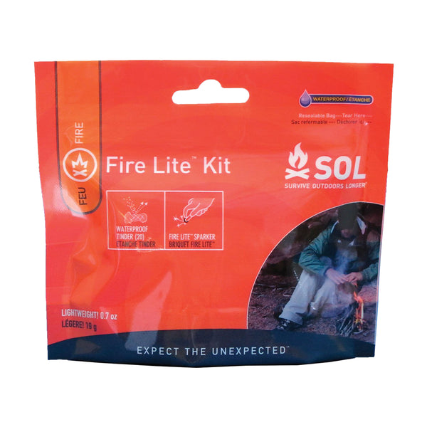 Survive Outdoors Longer® Fire Lite Kit  Tinder (20-Count) and Striker