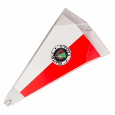 Shortbus Triangle Flasher | Green Twisted Addiction; 8 in.