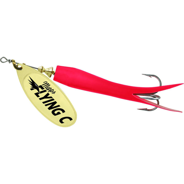 Mepps Flying C Spinner | Red/Gold; 5/8 Oz.