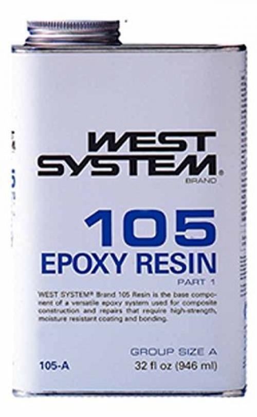 West System 105 Resin Extra Strength Epoxy Epoxy Resin 32 Oz