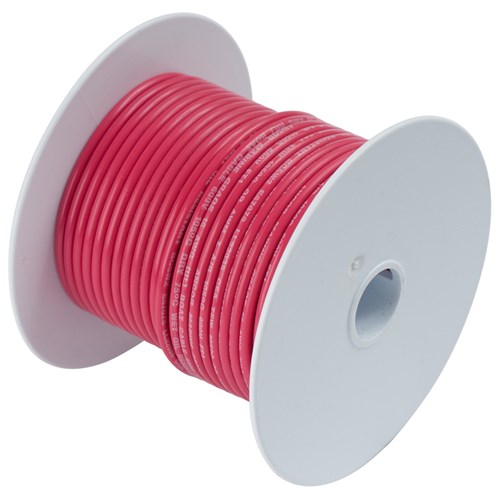 180803 Red 18 AWG Tinned Copper Wire - 35 Ft.