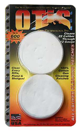 Otis All Caliber Cleaning Patches Cotton 100 Per Pack