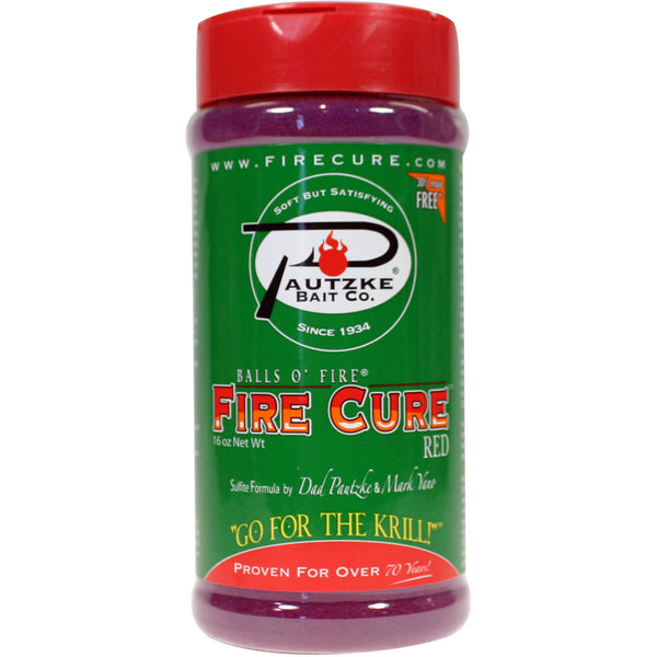 Pautzke Balls O' Fire Cure Fish Egg Cure - Red