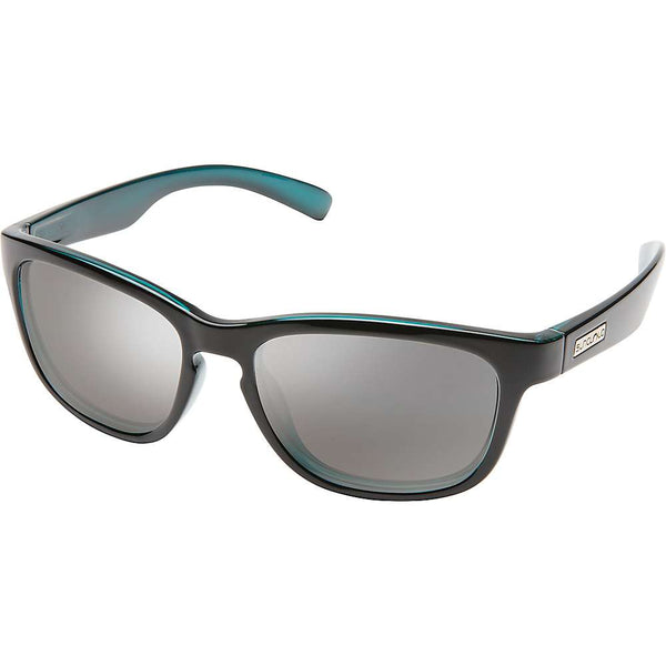 Suncloud Cinco Sunglasses - One Size - Aqua Backpaint / Polarized Silver Mirror