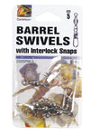 Danielson Barrel Swivel & Interlocking Snaps