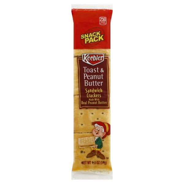 Toast and Peanut Butter Crackers 1.8 Oz Pouch