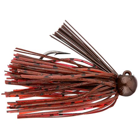 Bass Patrol Brown Red Craw Western Football Jig, 3/8-Oz