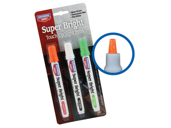 Birchwood Casey Super Bright Touch-Up Sight Pens Neon Green And Red
