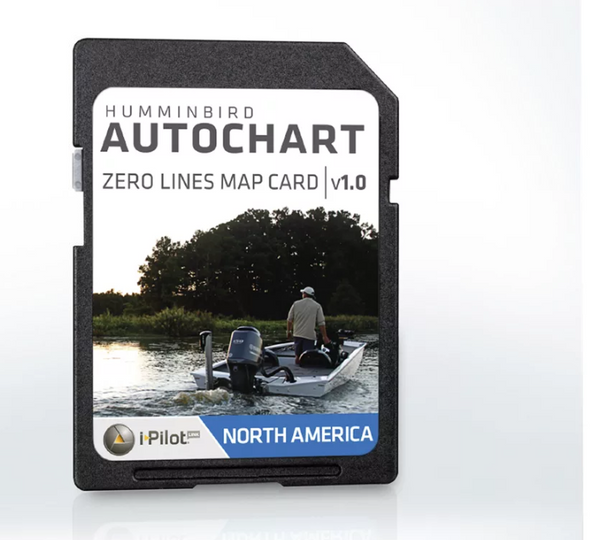 Humminbird Auto Chart Card Zero Line North America