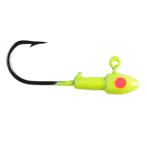 Freaky Frank's Jig Heads | Yellow Chartreuse; 1/32 Oz.