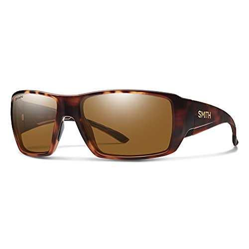 Smith Optics Guide's Choice XL Sunglasses Matte Havana Frame ChromaPop Polarized Brown Lens 204447N9P63L5