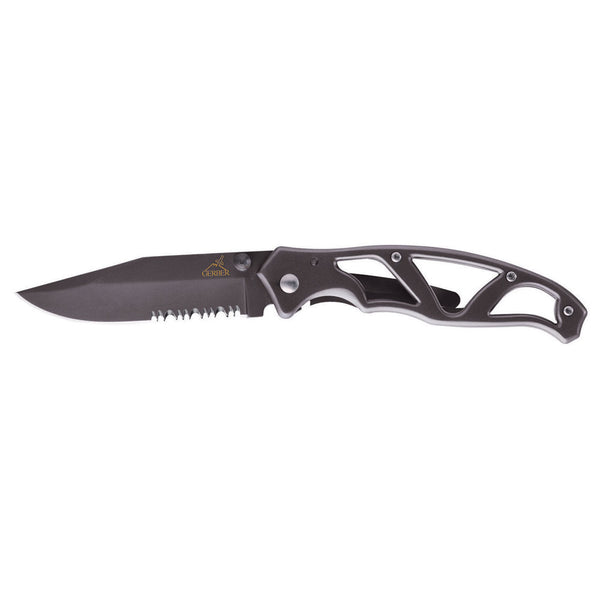 Paraframe I Pocket Knife - Serrated Edge Gerber 6846-22-48445-GREY-OS|SPEC
