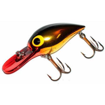 Brad's Wee Wigglers Crank Bait, Gold/Red Bill