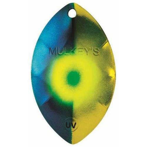 Worden's Lures Mulkey's Guide Flash Spinner Blades, Size 6.19