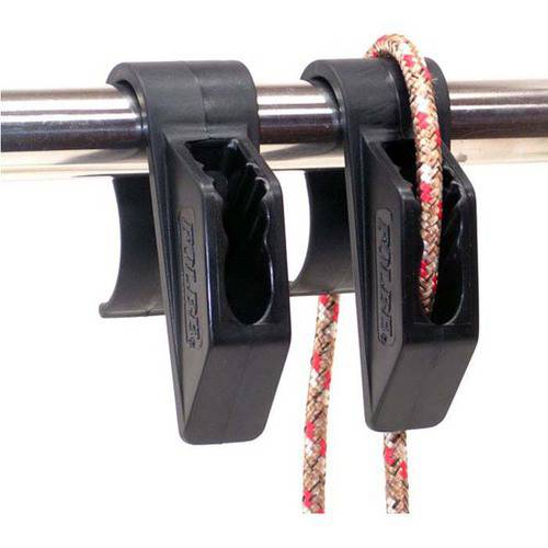 Folbe Quick Tender Boat Fender Hanger Clips - Adjustable Fender Adjusters (Pair) For 1 1/4" Rails