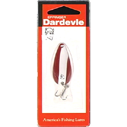 dardevle fishing lure Dardevle 1/4 Oz Red & White Spinnie – Daredevle