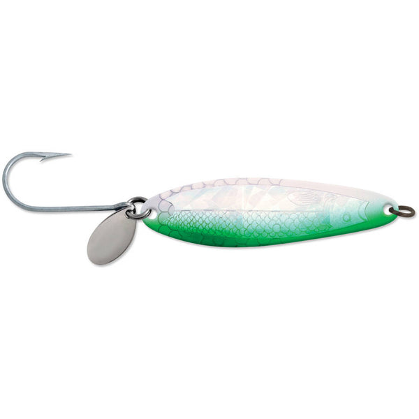 Luhr Jensen Coyote Spoon - Live Image/Neon Green Side Stp - 3-3/4'