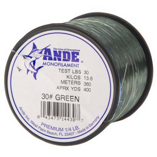 8 lb mono fishing line Ande Premium Mono 1/8 Lb. Spool 8 Lb. Test Green – Ande