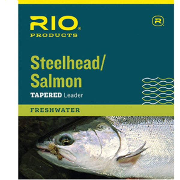 RIO Steelhead/Salmon Tapered Leader - Glacial Green - 12 Lb. - 12'