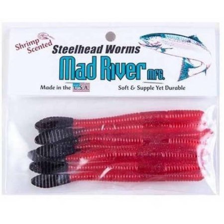 Mad River Steelhead Worms - 3" - Nightmare
