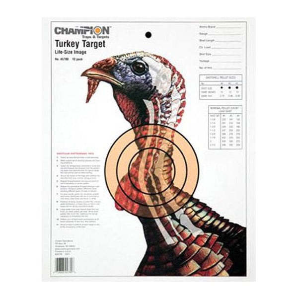 Champion Turkey Sight In Target Life Paper 12 Pack
