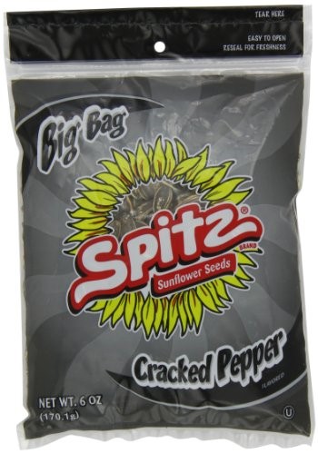 Spitz Sunflower Seeds, Cracked Pepper - 6 Oz