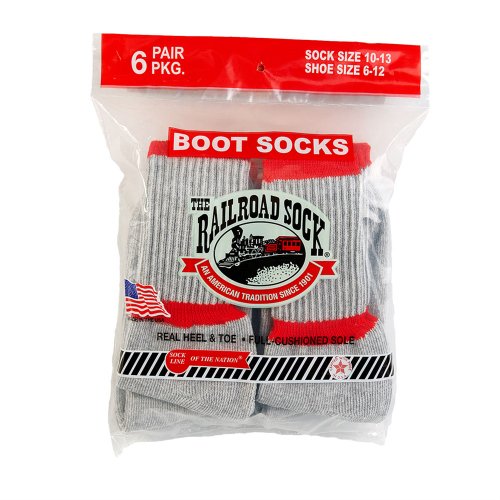 Rail Sock Boot 6Pk