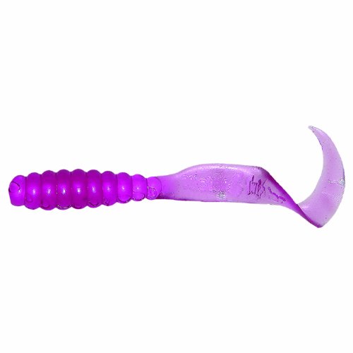 Mister Twister 3-Inch Meenie Lure-Pack of 20 (Purple) Multi-Colored